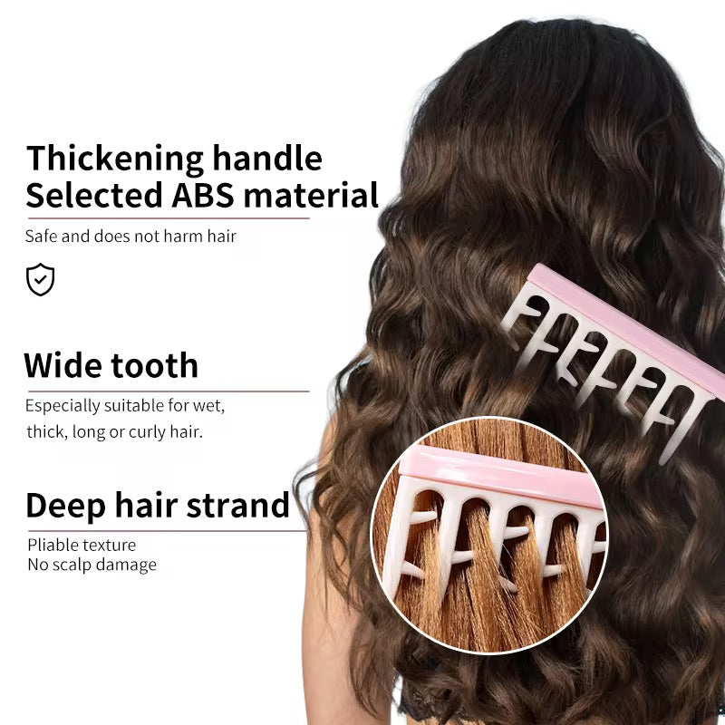 Fluffy Comb - Defined Curls, Not Flattened