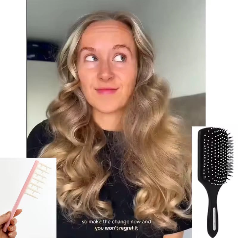 Fluffy Comb - Defined Curls, Not Flattened